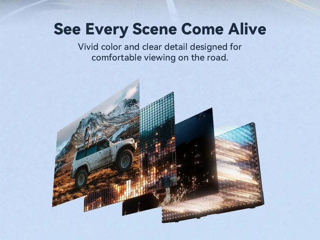 Alt view image 2 of 5 - SYLVOX 24-Inch Smart RV TV, QLED 1080P FHD, Built-in DVD Player, Google TV OS, Wide Voltage Support 12V/24V AC/DC Television for RV & Home, HDMI & USB