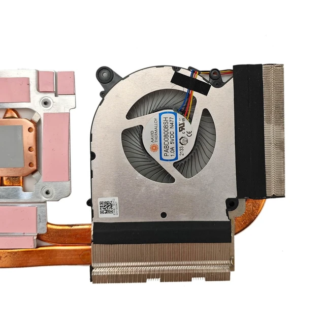 Alt view image 4 of 5 - CPU+GPU Cooling Fan Heatsink Fits MSI Katana GF66 12UCx, 12UDx (RTX3050)