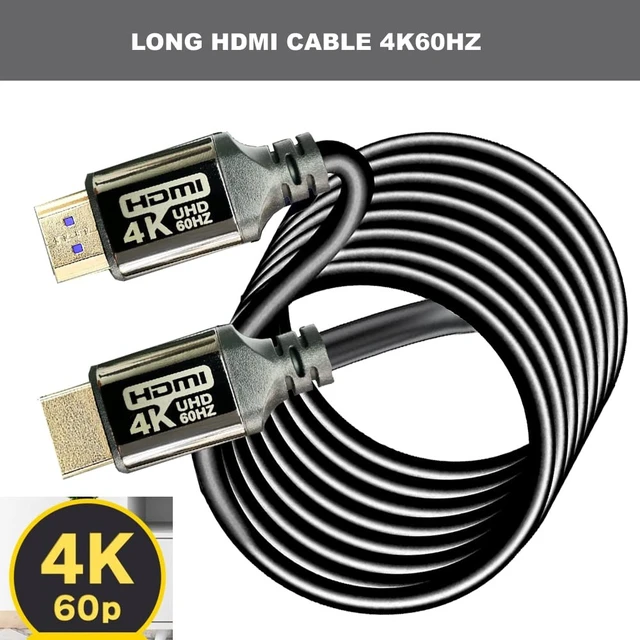 Alt view image 4 of 5 - 4K HDMI Cable 80ft 2.0 18Gbps,High Speed HDMI Cables 4K60 2K120 1080P eARC HDR HDCP 2.2 2.3 Compatible with Apple TV 4K Sony LG Samsung Xbox Series X RTX 3080 PS5