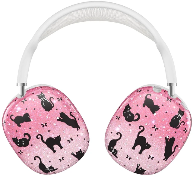 Main image of VELVET CAVIAR Case Cover for AirPods Max 2 & 1 - Cute Protective Headphone Accesssories (Black Cat Glitter)