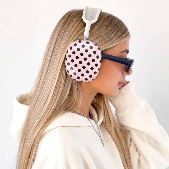 Alt view image 2 of 5 - VELVET CAVIAR Case Cover for AirPods Max 2 & 1 - Cute Protective Headphone Accesssories (Princess Pink Polka Dot)