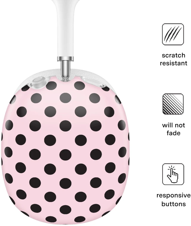 Alt view image 3 of 5 - VELVET CAVIAR Case Cover for AirPods Max 2 & 1 - Cute Protective Headphone Accesssories (Princess Pink Polka Dot)