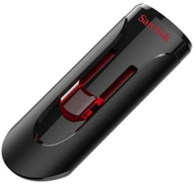 Alt view image 3 of 4 - SanDisk 128GB Glide Flash Drive Up to 100MB/s Read Speed - SDCZ600-128G-B35 - Bundle with (1) Everything But Stromboli Lanyard