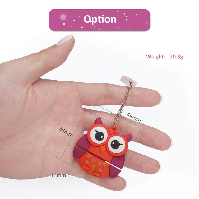 Alt view image 3 of 5 - 16GB USB Flash Drive Pack of 5 Pcs, BorlterClamp Thumb Drive with Cute Animal Pattern, Gift for Students and Children