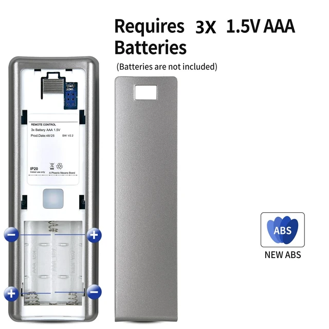 Alt view image 3 of 3 - Replacement Remote for Serta Motion Essentials 4 (IV) Adjustable Beds