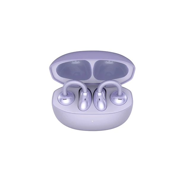 Alt view image 2 of 5 - HONOR Choice Earbuds Clip, 36 Hours Bluetooth Headphones, Noise Cancelling Open-Ear Headphones, Bluetooth 5.3 Headset with Microphone, IP54 Wireless Earphones, Purple