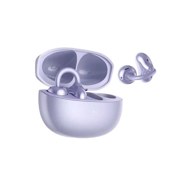 Alt view image 3 of 5 - HONOR Choice Earbuds Clip, 36 Hours Bluetooth Headphones, Noise Cancelling Open-Ear Headphones, Bluetooth 5.3 Headset with Microphone, IP54 Wireless Earphones, Purple