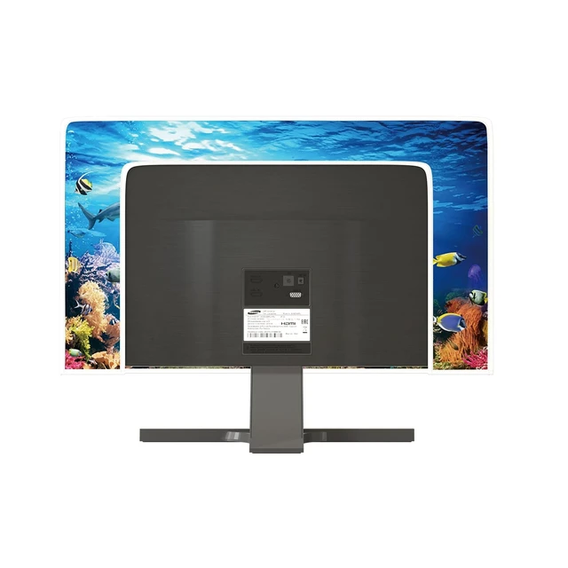Alt view image 5 of 5 - Baocicco Underwater Waterproof Screen TV Cover 45,46,47,48 Inch Ocean Undersea Life Tropical Fish Turtle Coral Design Television Covers Dust-Proof Anti-Scratch Protective Cover for LED LCD OLED TVs