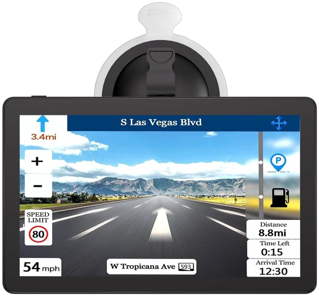 Main image of 9" Car GPS,2026 Latest Maps,256MB+16GB Voice Speed Red Light Alert