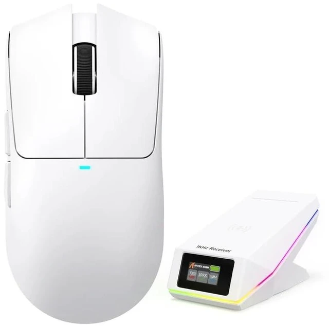 Main image of ATTACK SHARK X11PRO V2 Tri Mode Lightweight Wireless Gaming Mouse-White