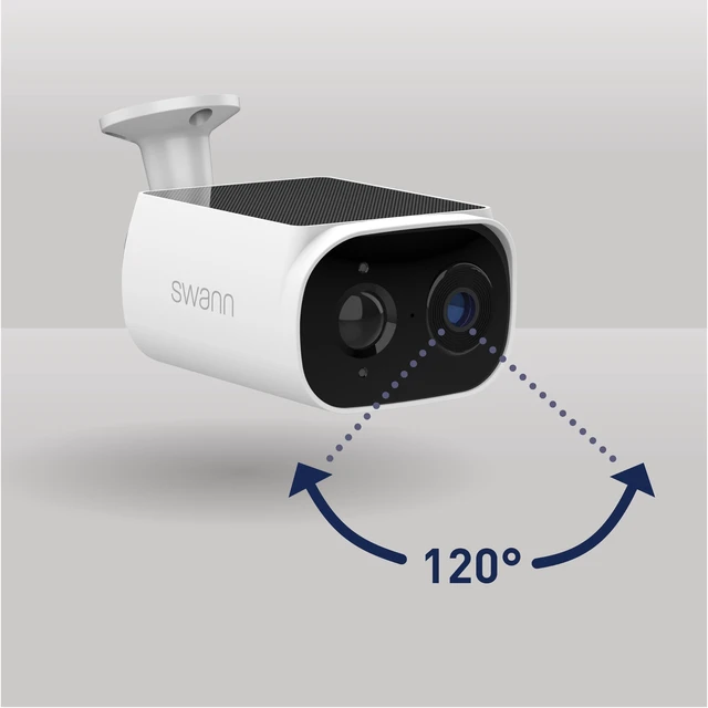 Alt view image 2 of 5 - Swann EVO Solar 2K Wireless Security Camera w 16GB Card - 2 Pack