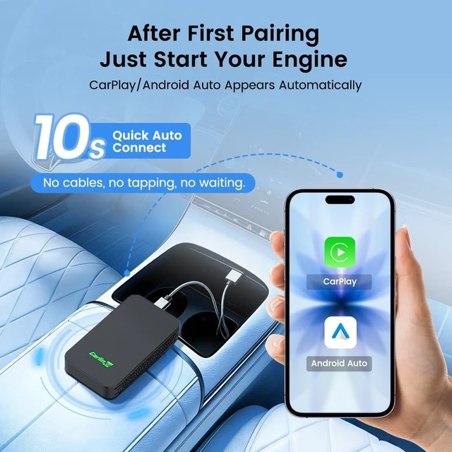 Alt view image 2 of 5 - Carlinkit 5.0(2air) Wireless CarPlay & Android Auto Adapter