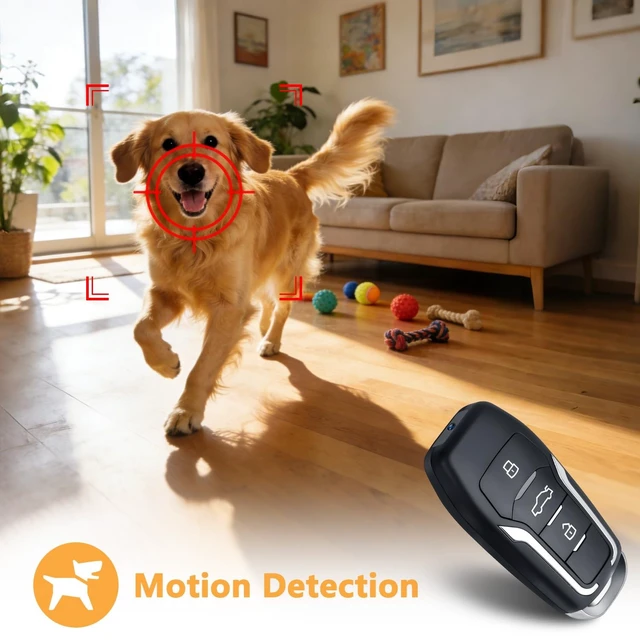 Alt view image 3 of 3 - KEHZKCT Mini Video Camera 1080P, Portable Camera Disguised as Car Key Fob with Motion Detection, Nanny Cam for Home Security