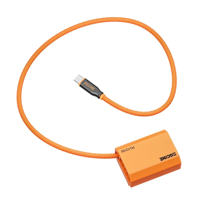 Alt view image 2 of 5 - ZGCINE USB-C PD to FZ-100 Dummy Battery Cable(Braided Wire