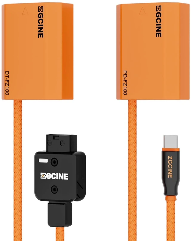 Alt view image 4 of 5 - ZGCINE USB-C PD to FZ-100 Dummy Battery Cable(Braided Wire