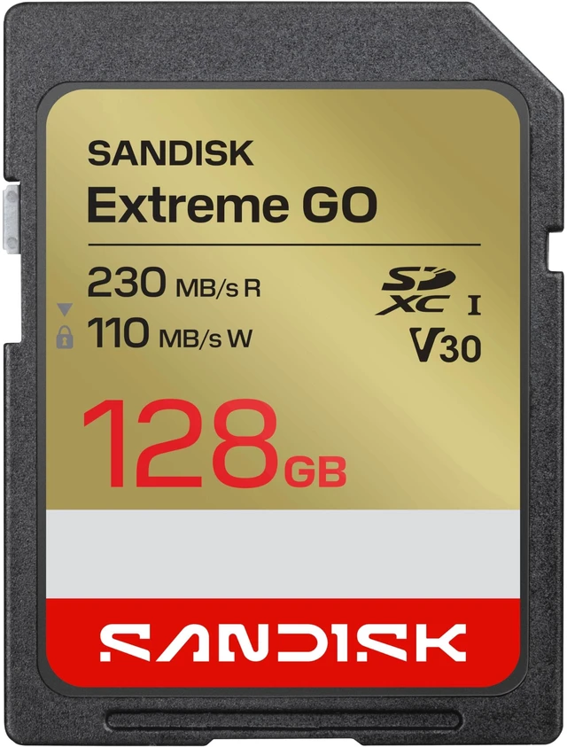 Main image of SanDisk 128 GB Class 10/UHS-I (U3) V30 SDXC