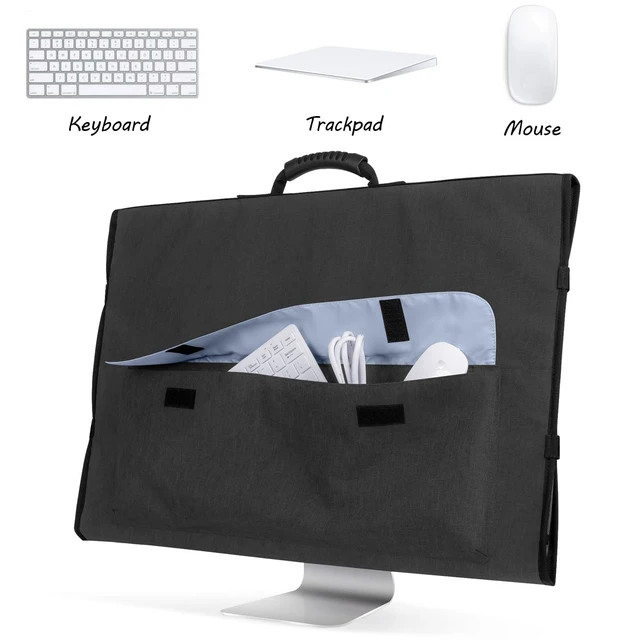 Alt view image 2 of 5 - CURMIO Carrying Case Compatible with Apple 27" All in One Desktop PC, Black