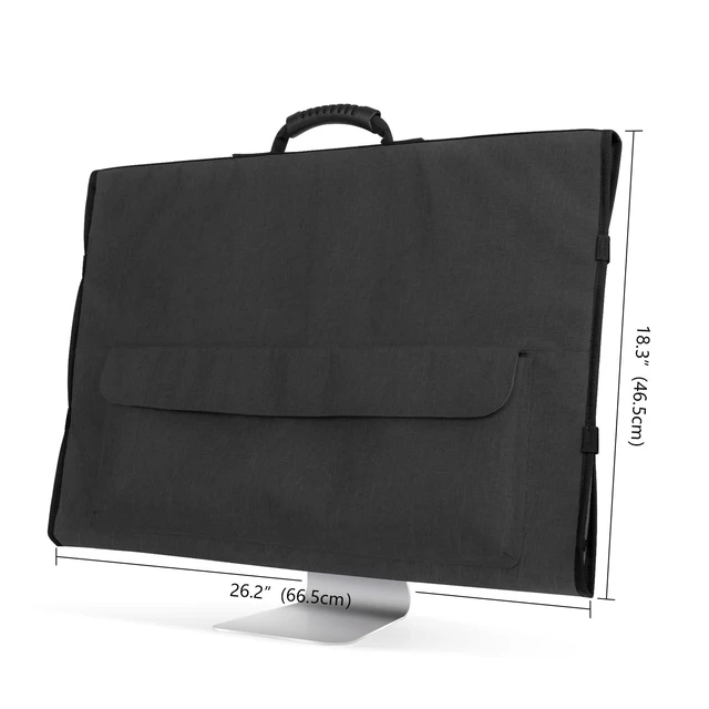 Alt view image 5 of 5 - CURMIO Carrying Case Compatible with Apple 27" All in One Desktop PC, Black