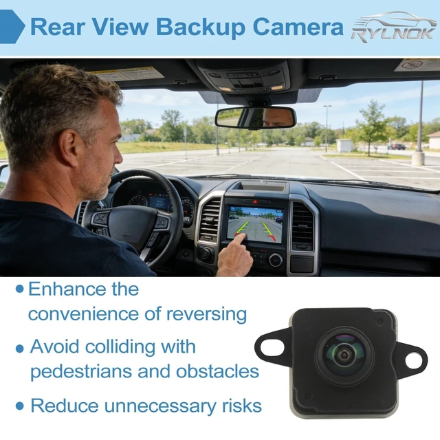 Alt view image 2 of 5 - RYLNOK Rear View Backup Camera Parking Assist Camera