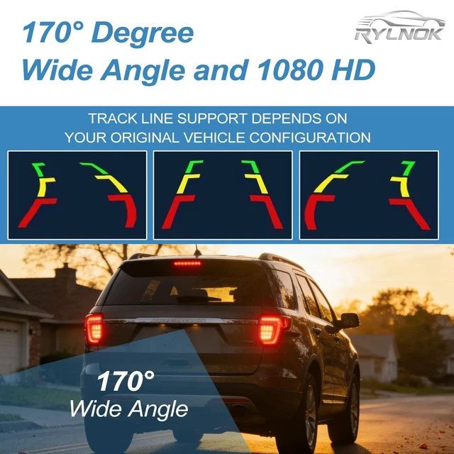 Alt view image 5 of 5 - RYLNOK Rear View Backup Camera Parking Assist Camera