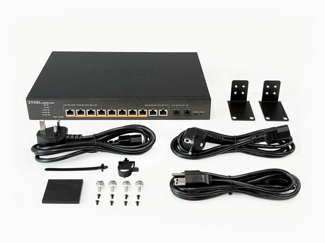 Alt view image 2 of 5 - Zyxel 12 Port Network Ethernet Switch ^^ Lite-L3 ^^ 10G ^^ PoE ^^ XS1935-12HP