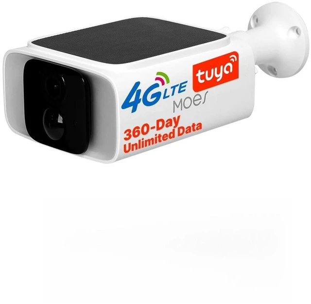 Main image of MOES 4G LTE Cellular Security Camera,360-Day Unlimited Data,No WiFi Needed