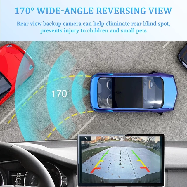 Alt view image 3 of 5 - Backup Camera for 2010-2014 Ford F150, 2015-2020 Mustang, 15-19 Lincoln MKC