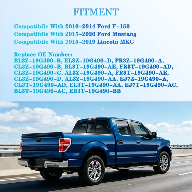 Alt view image 4 of 5 - Backup Camera for 2010-2014 Ford F150, 2015-2020 Mustang, 15-19 Lincoln MKC
