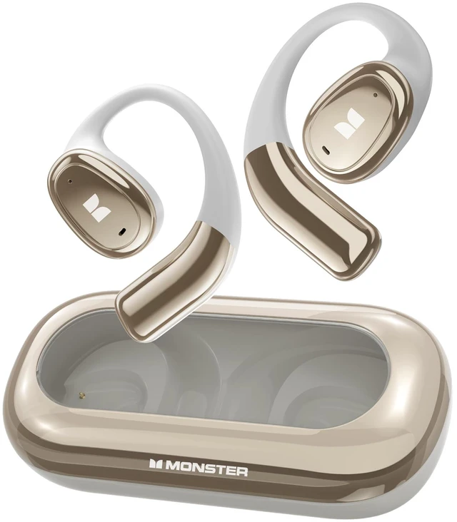 Main image of Monster Open Ear AC311 Wireless Earbuds, Bluetooth 5.4 Open Ear Headphones, Up to 30 Hours Playtime Bluetooth Ear Earphones with Stereo Sound, Touch Control and IPX5 Waterproof Open Earbuds