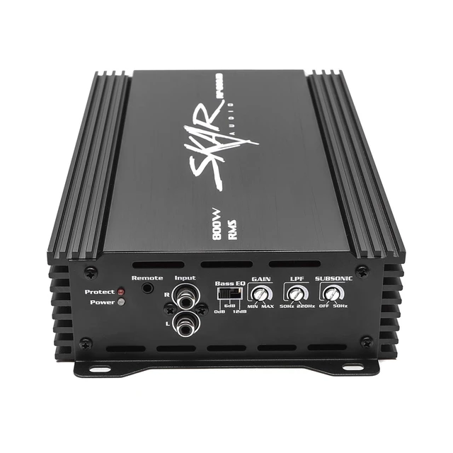 Alt view image 2 of 5 - Skar Audio RP-800.1D Monoblock Class D MOSFET Amplifier with Remote Subwoofer Level Control, 800W