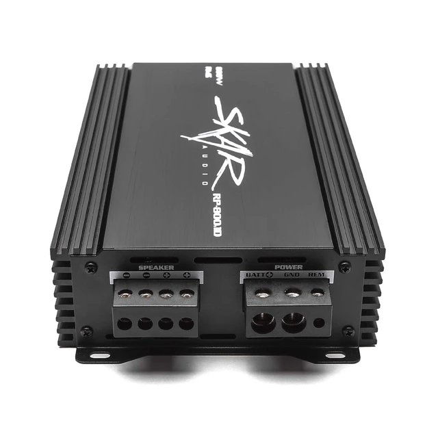 Alt view image 3 of 5 - Skar Audio RP-800.1D Monoblock Class D MOSFET Amplifier with Remote Subwoofer Level Control, 800W