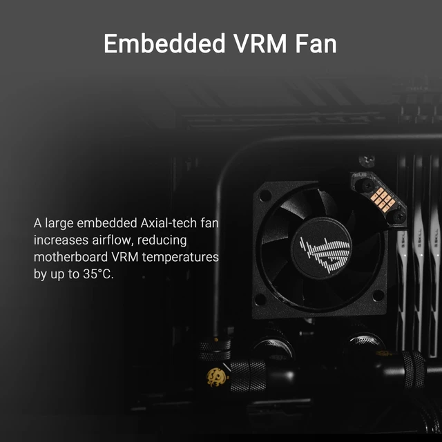 Alt view image 3 of 5 - ASUS ROG RYUJIN III WB CPU Water Block-Intel LGA 1700, 1200, 115X, AMD Socket AM4, AM5 Asetek Copper Cold Plate Black, 178 Micro-Cooling, 3.5" Full Color LCD Display, Embedded VRM Fan, 3 Year
