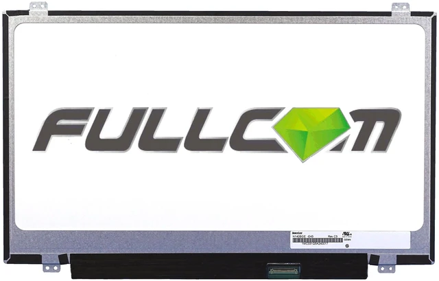 Main image of FULLCOM New Replacement Screen (Non Touch) 14.0 Inch (with Brackets) LP140WH8-TPC1 HD 1366x768 30 Pin Glossy for Lenovo FRU 5D10F76012 for Laptop/Display/Screen/LCD Application