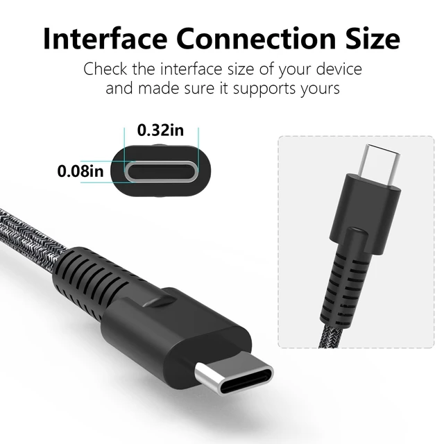 Alt view image 5 of 5 - Slim 140W USB-C Charger Compatible with Lenovo ThinkBook Yoga Legion