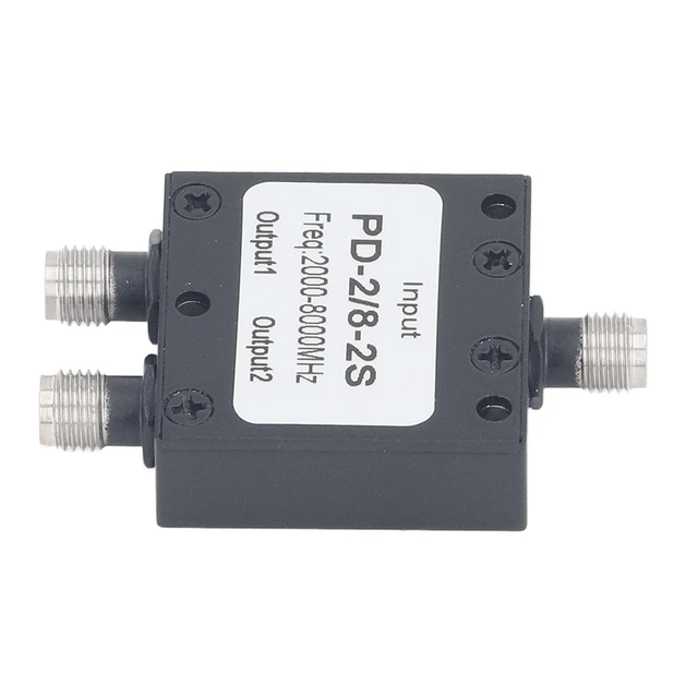 Alt view image 4 of 5 - ViaGasaFamido 2 Way SMA Power Splitter 2-8GHz Low Insertion Loss High Isolation RF Divider for Antenna System and RF Measurement Components with Easy Connection