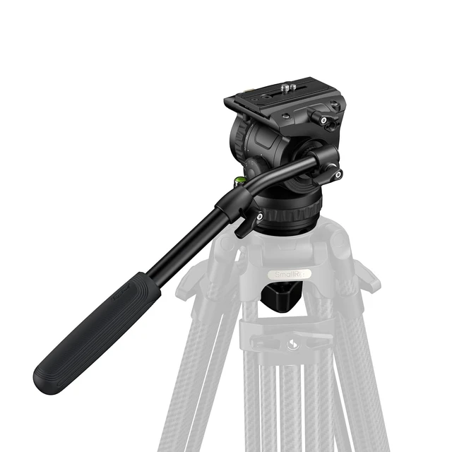 Alt view image 4 of 5 - SMALLRIG Heavy Duty Video Tripod Head with 4-Step Pan/Tilt Damping