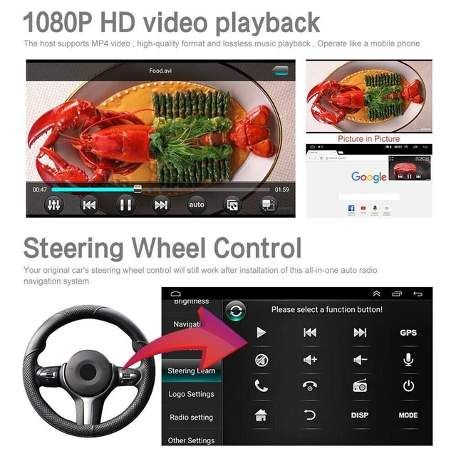 Alt view image 4 of 5 - Slakerbe Android 13 Double Din Car Stereo for Hyundai Sonata NF 2004-2008