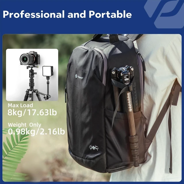 Alt view image 2 of 5 - Fotopro Carbon Fiber Travel Tripod 60 inch with Detachable Monopod