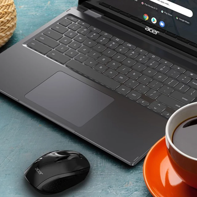 Alt view image 2 of 5 - Acer RF Wireless Mouse M501 (Black), Works with Chromebook, with USB Plug and Play for Right/Left Handed Users (for Chromebooks, Windows PC & Mac, (Pack of 1)
