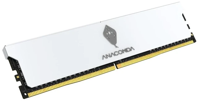 Main image of MINPO ANACOMDA DDR5 6000MHz CL38 Gaming RAM 16GB White, Intel XMP 3.0 Ready, AMD EXPO Compatible, High-Performance Overclocking UDIMM, Made in Taiwan