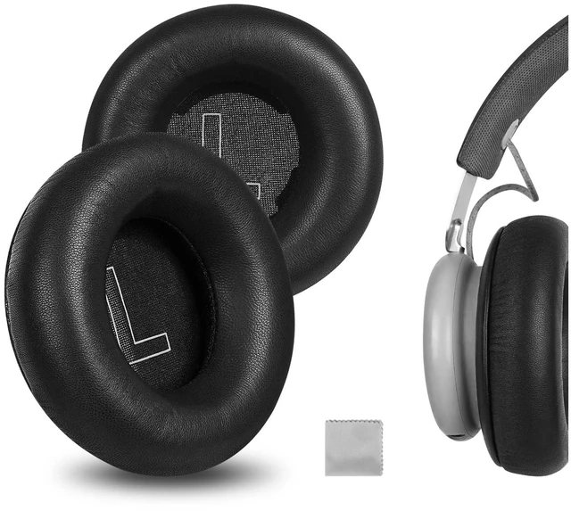 Main image of Geekria Elite Sheepskin Replacement Ear Pads Compatible with Bang & Olufsen Beoplay H4 Headphones Ear Cushions, Repair Parts (Black)