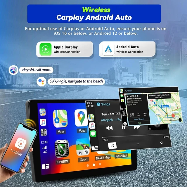 Alt view image 4 of 5 - for Hyundai Veloster 2011-2017 Android 15 Car Stereo 9 Inch Touch Screen Wireless CarPlay Android Auto Mirror Link 2G+64G Bluetooth FM 26UI GPS Navigation WiFi SWC+Backup Camera