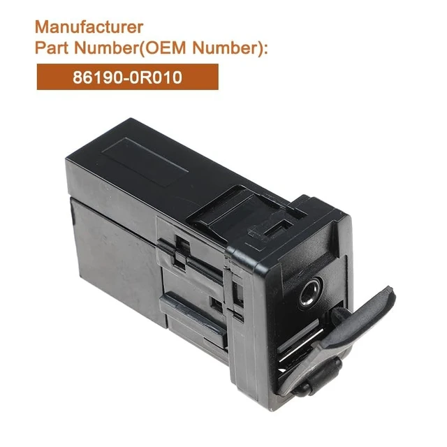 Alt view image 2 of 5 - YAOPEI 86190-0R010 Audio Auxiliary Jack USB AUX Port 8619052060