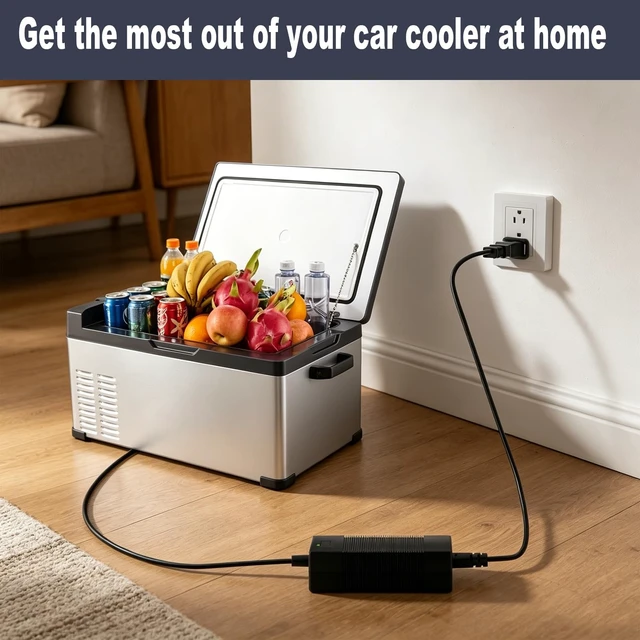 Alt view image 3 of 5 - Power Cord for Car Refrigerator Compatible with Alpicool, Bodega, Euhomy, BougeRV, ARB, ICECO, Setpower, JoyTutus Car Refrigerator Power Adapter Charger