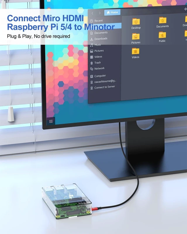Alt view image 5 of 5 - ApoJodly 4K Micro HDMI to HDMI Cable 30FT, HDMI to Micro HDMI Cable HDR
