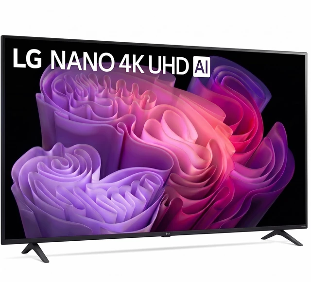 Alt view image 4 of 5 - LG 65-Inch Nano 4K UHD AI Smart TV Alpha 7 Gen9 Processor, 4K Super Upscaling, HDR10 Pro, Filmmaker Mode, webOS 26, Game Optimizer, ALLM Bundle with Deco Gear Wall Mount, Surge Protector & Cables