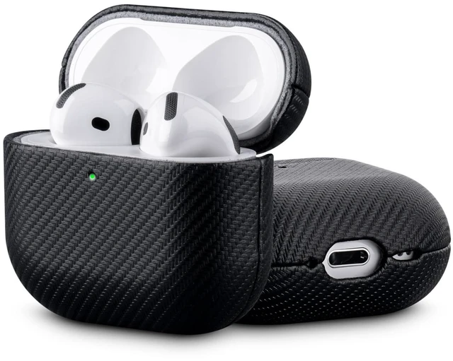 Main image of HanFab Envelop Series - Hard Case for AirPods 4th Generation - Black