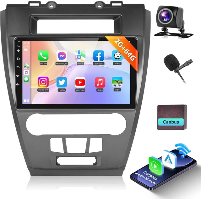 Main image of Podofo Android 15 Car Radio for 2009-2012 Ford Fusion Mondeo Mustang