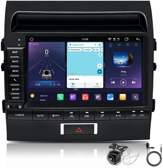 Main image of 8-Core Android Car Stereo for Toyota Land Cruiser 11 200 2007-2015 Type C