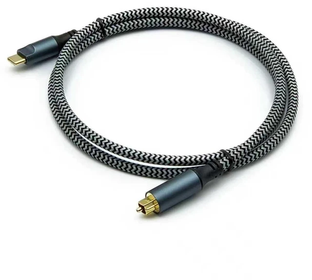 Main image of Sucaicuo USB-C to TOSLINK Optical Audio Cable, 10ft SPDIF Digital Cord
